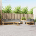 Conjunto de sofás de exterior 3 pcs Blanco 245,5 x 83 x 73 cm