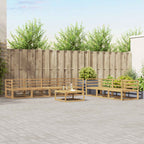 Conjunto de sofás de exterior 7 pcs Blanco y Antracita