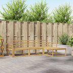 Conjunto de sofás de exterior 3 pcs Blanco 245,5 x 83 x 73 cm