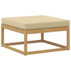 Conjunto de sofás de exterior 8 pcs y Beige