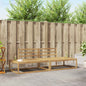 Conjunto de sofás de exterior Branco 230,5 x 83 x 73 cm