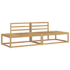 Conjunto de sofás de exterior Blanco 230,5 x 83 x 73 cm