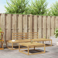 Conjunto de sofás de exterior Blanco 79 x 79 x 37 cm