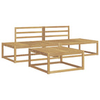 Conjunto de sofás de exterior Blanco 79 x 79 x 37 cm