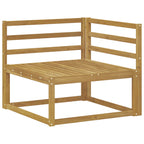 Conjunto de sofás de exterior 10 pcs Blanco