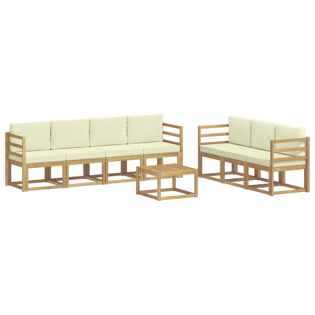Conjunto de sofás de exterior 7 pcs
