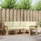 Conjunto de sofás de exterior 7 pcs Blanco y Antracita