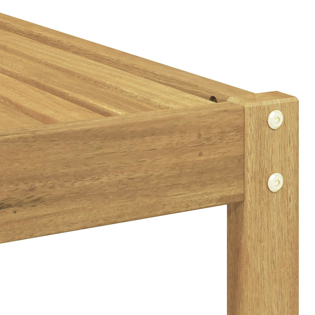 Conjunto de sofás de exterior 2 pcs Blanco 182,5 x 63 x 73 cm