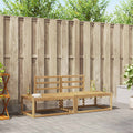 Conjunto de sofás de exterior 2 pcs Blanco 182,5 x 63 x 73 cm