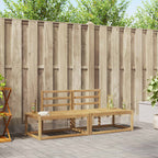 Conjunto de sofás de exterior 2 pcs Blanco 182,5 x 63 x 73 cm