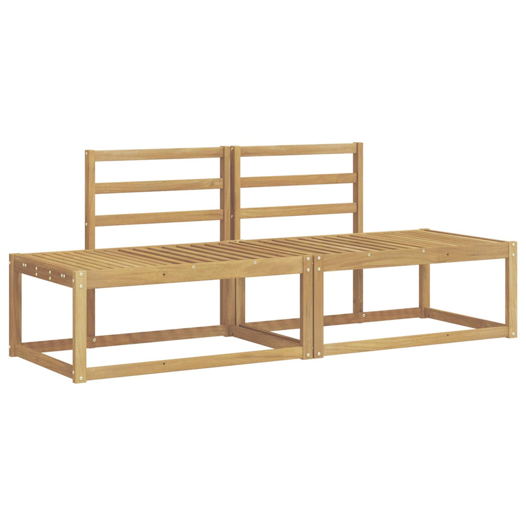 Conjunto de sofás de exterior 2 pcs Blanco 182,5 x 63 x 73 cm