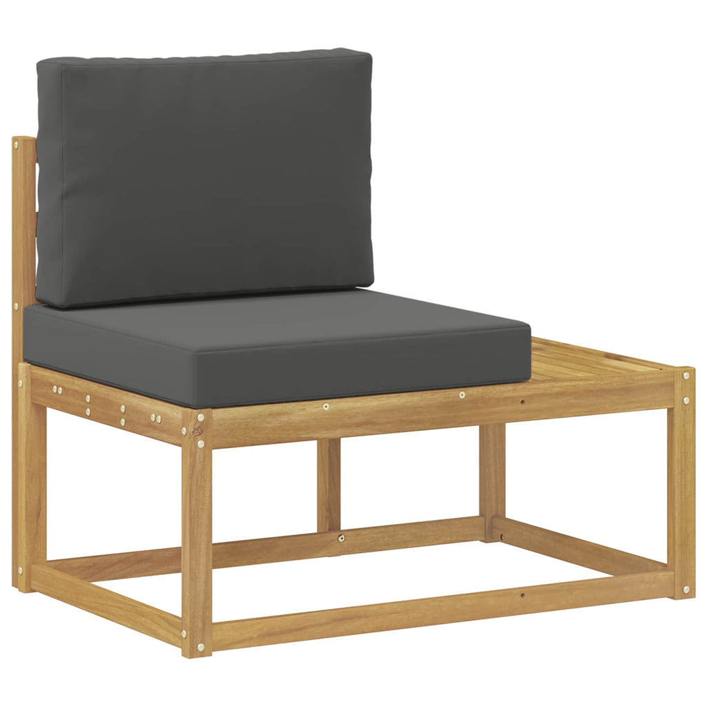 Conjunto de sofás de exterior 3 Pieza Blanco y Antracita