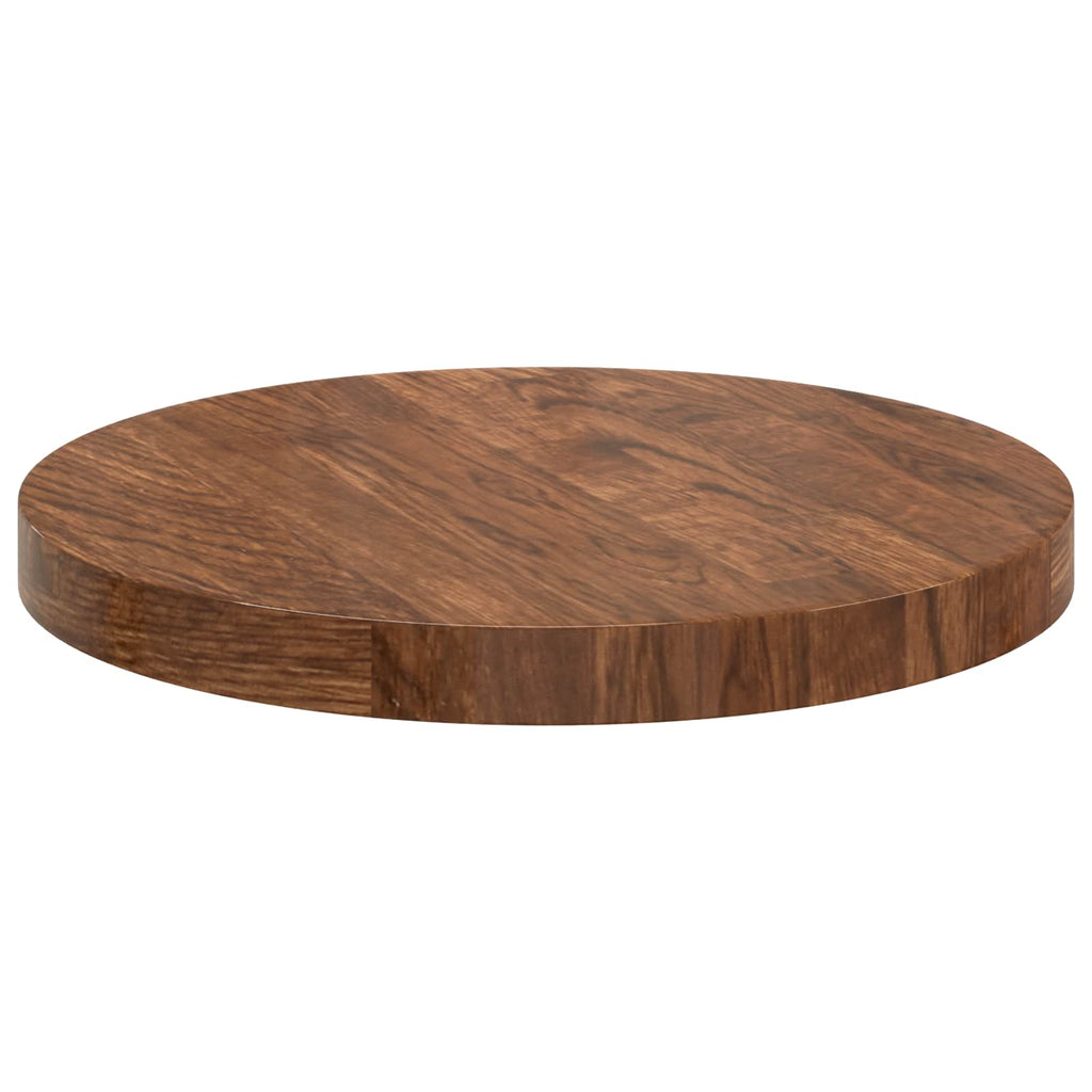 Encimera Marrón Claro Ø 30 x 2,5 cm Madera de Roble Sólido