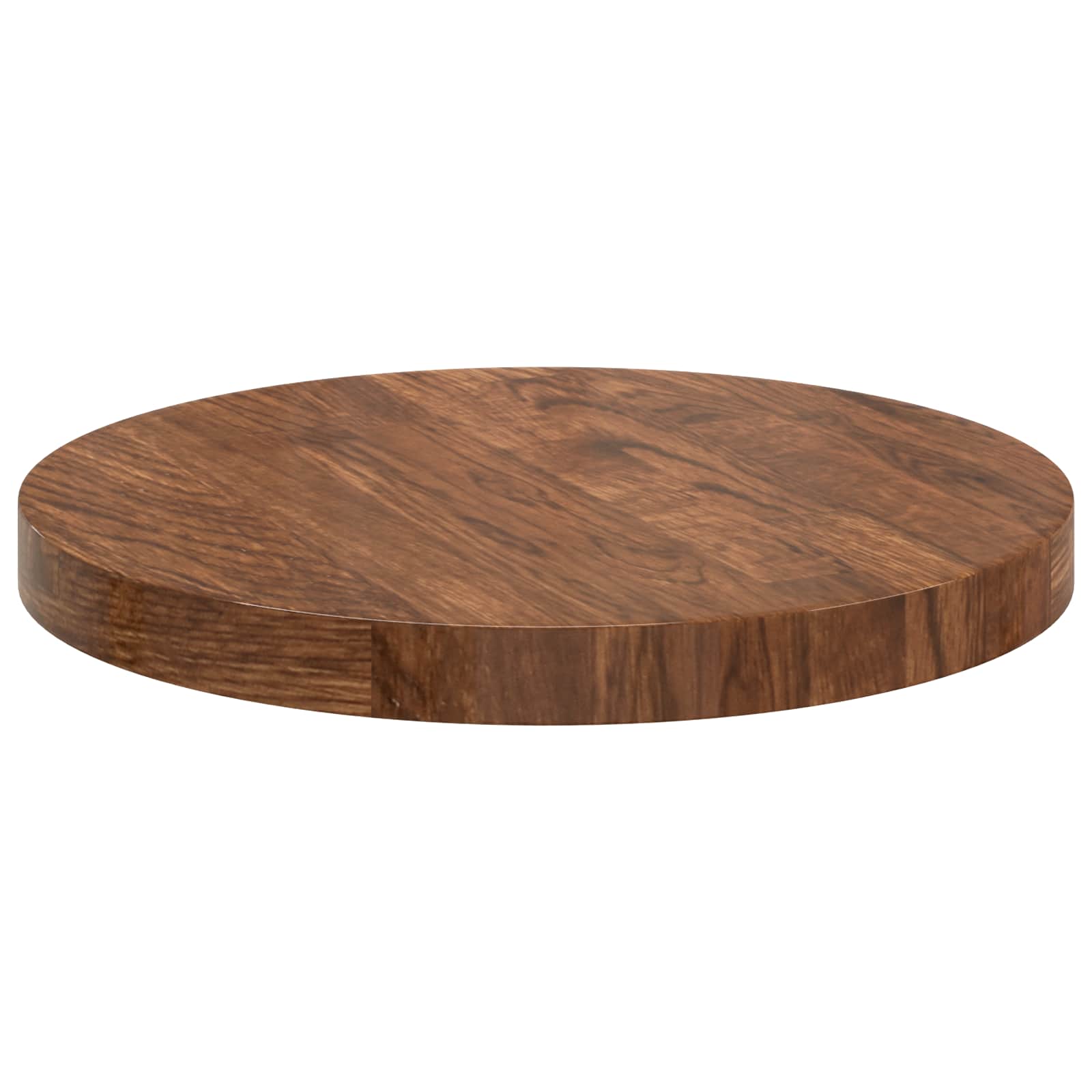Encimera Marrón Claro Ø 30 x 2,5 cm Madera de Roble Sólido