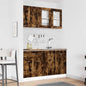 Unidad de cocina Lyon 4 pcs Roble Ahumado Madera de ingeniería