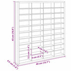 Expositor de Pared Beige 40 x 4,5 x 43 cm Madera de ingeniería