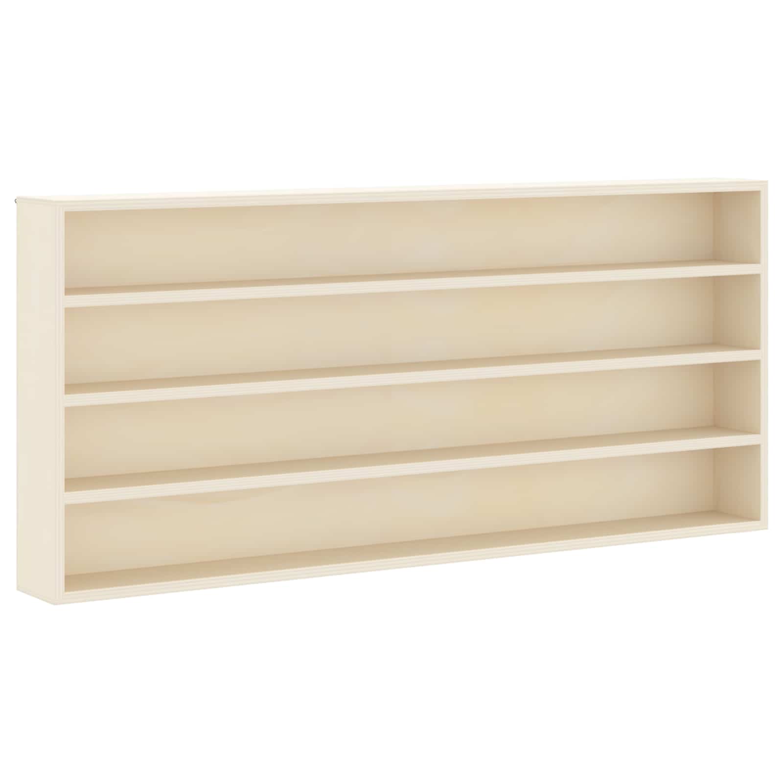 Wall Display Beige 100 x 8.5 x 36 cm Engineered Wood