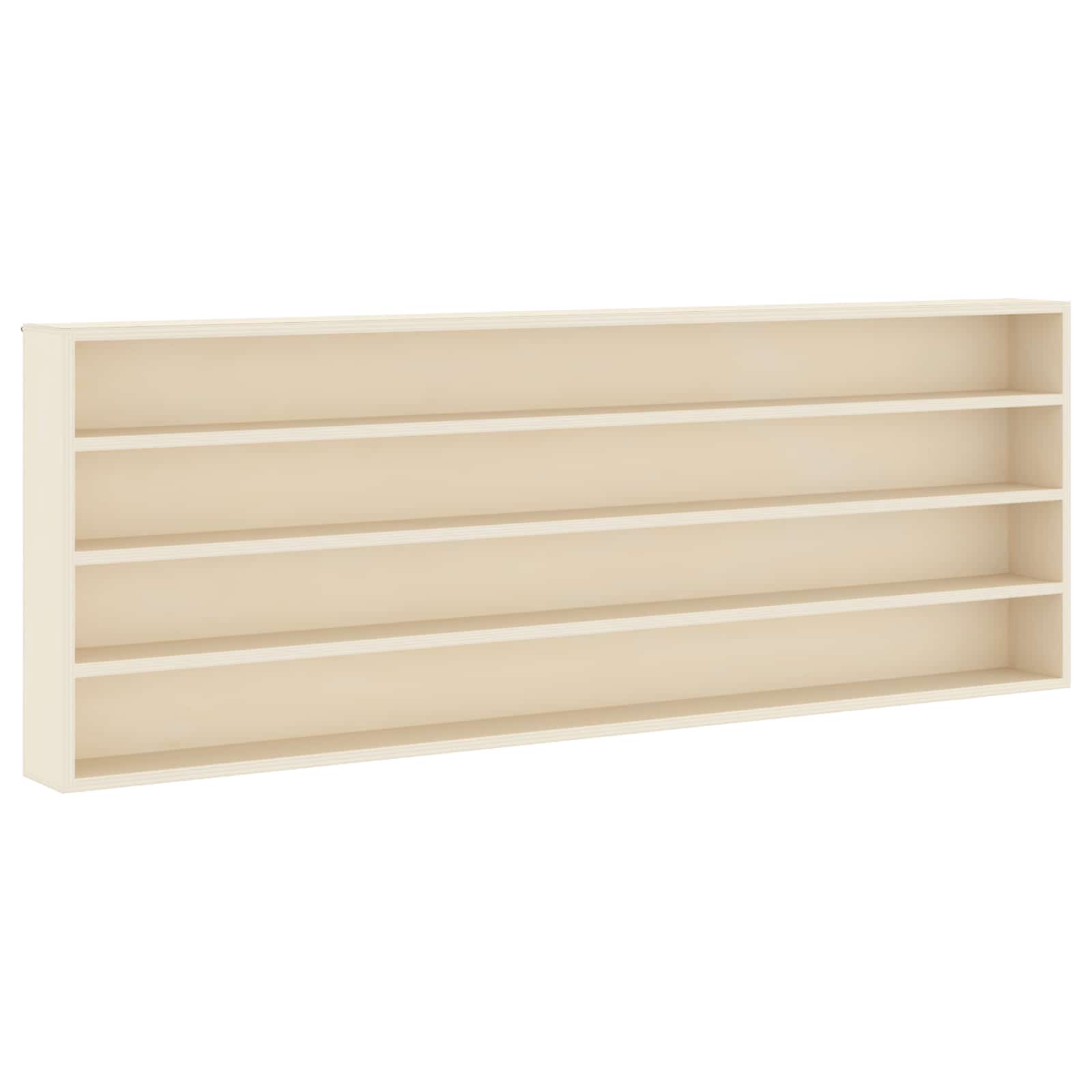 Wall Display Beige 100 x 8.5 x 36 cm Engineered Wood