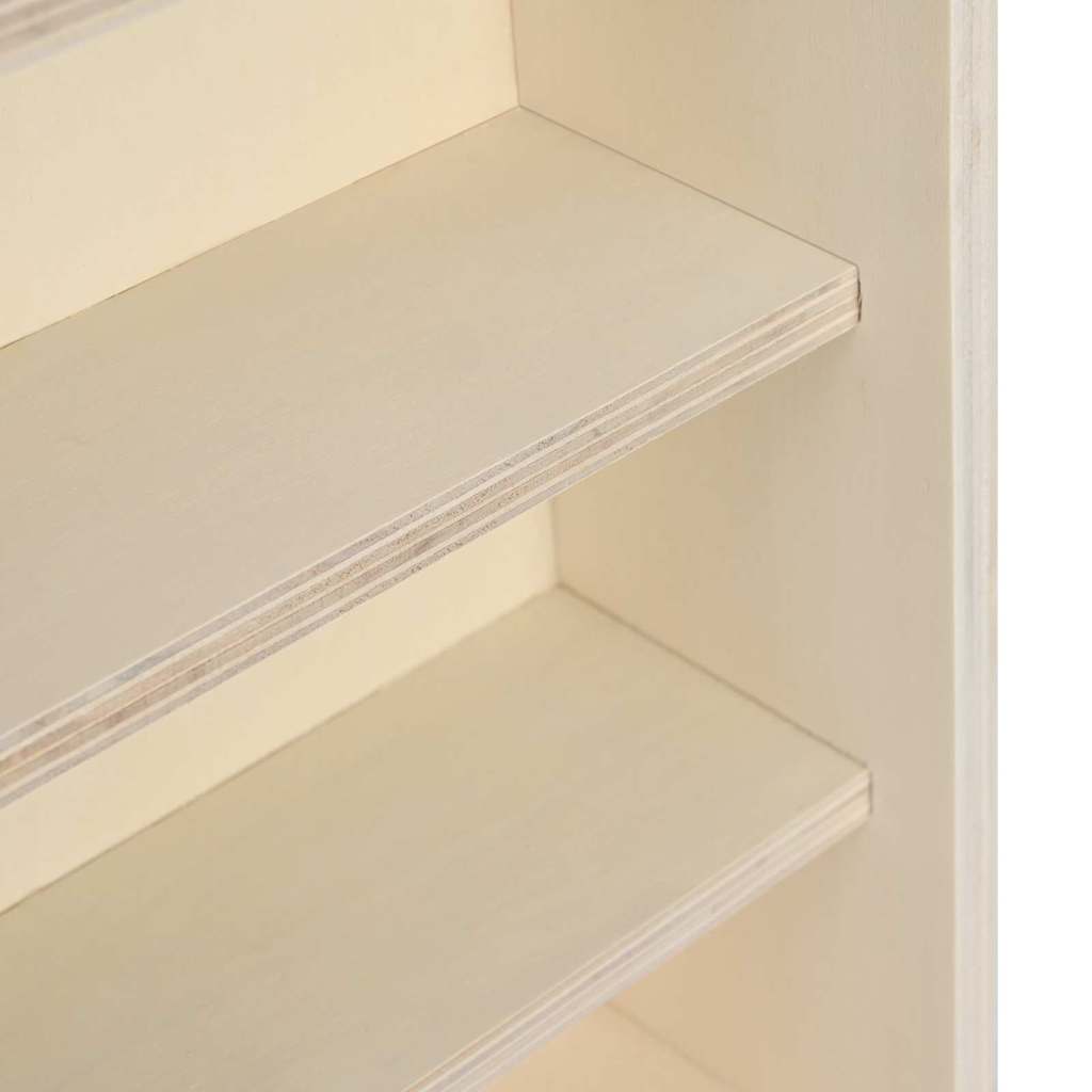 Expositor de Pared Beige 40 x 8,5 x 54 cm Madera contrachapada