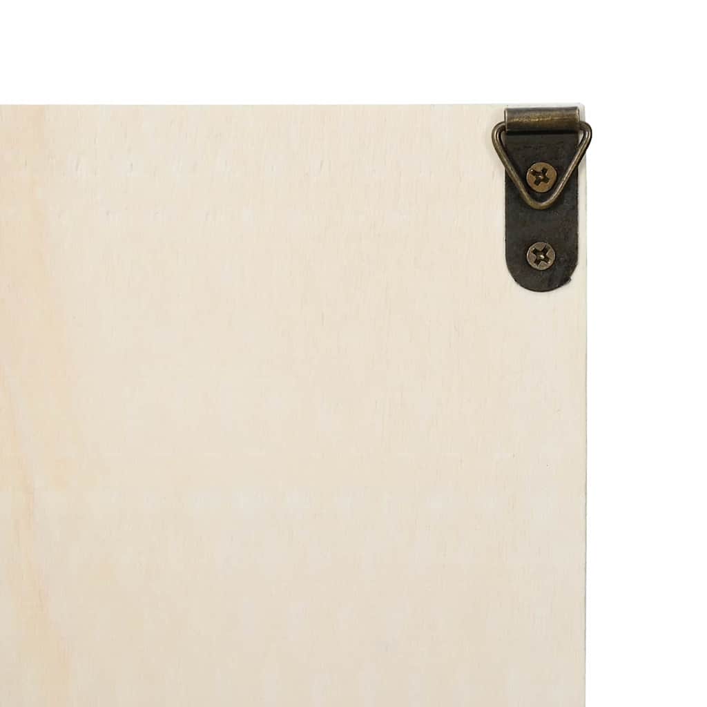 Expositor de Pared Beige 40 x 8,5 x 54 cm Madera contrachapada