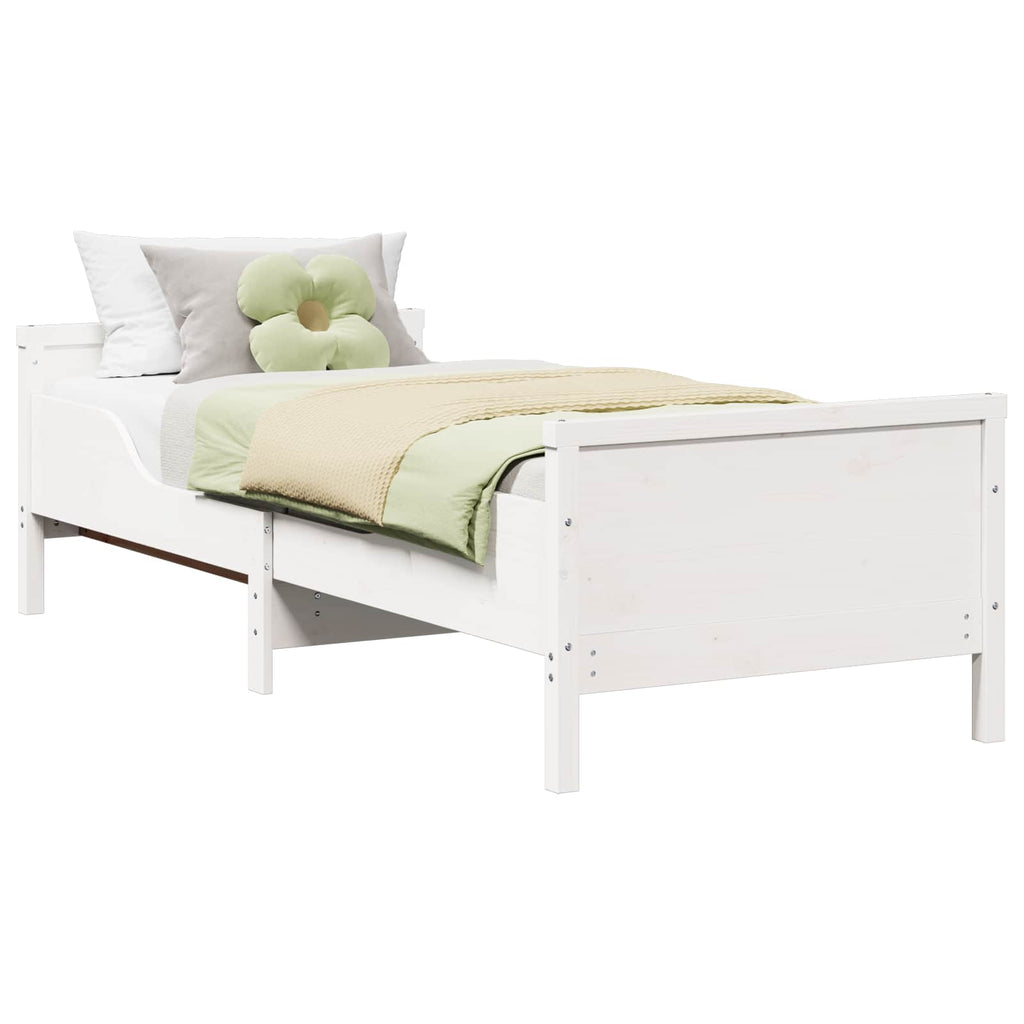 Estructura de cama 80 x 200 cm Madera de ingeniería