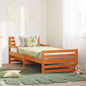 Estrutura de cama 80 x 200 cm Madeira composta