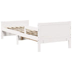 Estructura de cama 80 x 200 cm Madera de ingeniería