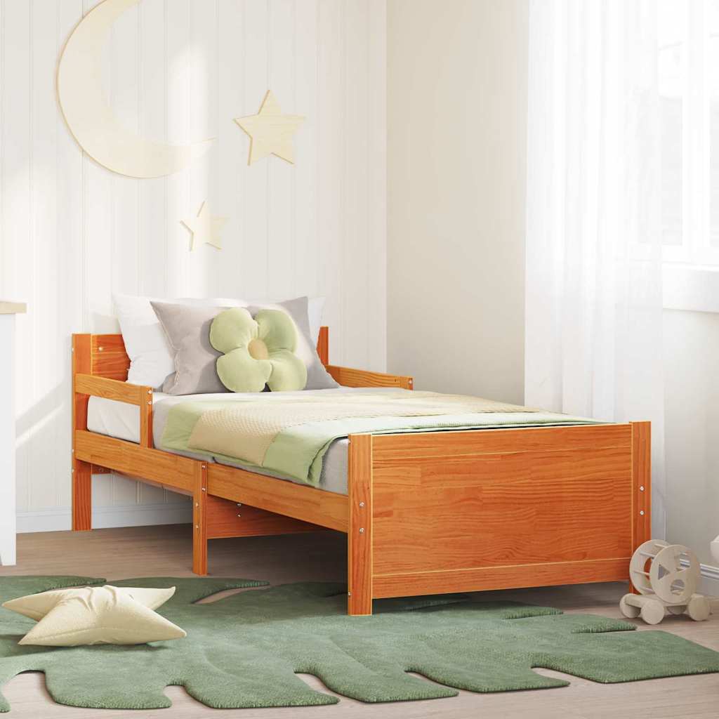 Estructura de cama 80 x 200 cm Madera de ingeniería