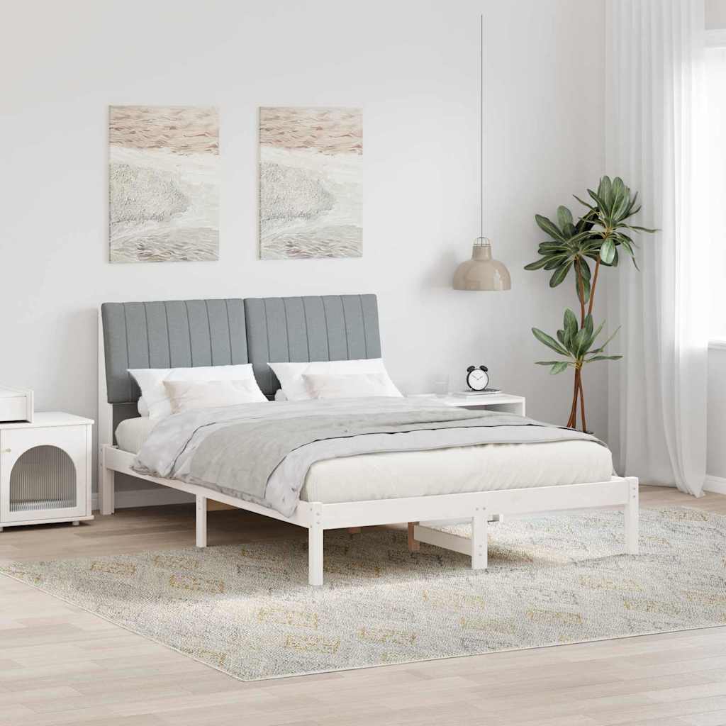 Estrutura de cama 100 x 200 cm Madeira de pinho maciço