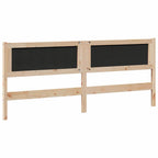 Cabecero Marrón Madera maciza de pino