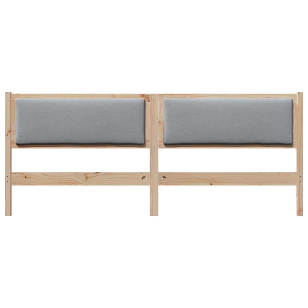 Cabecero Marrón Madera maciza de pino