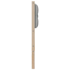 Cabecero Otro Marrón y gris claro 100 cm Madera maciza de pino