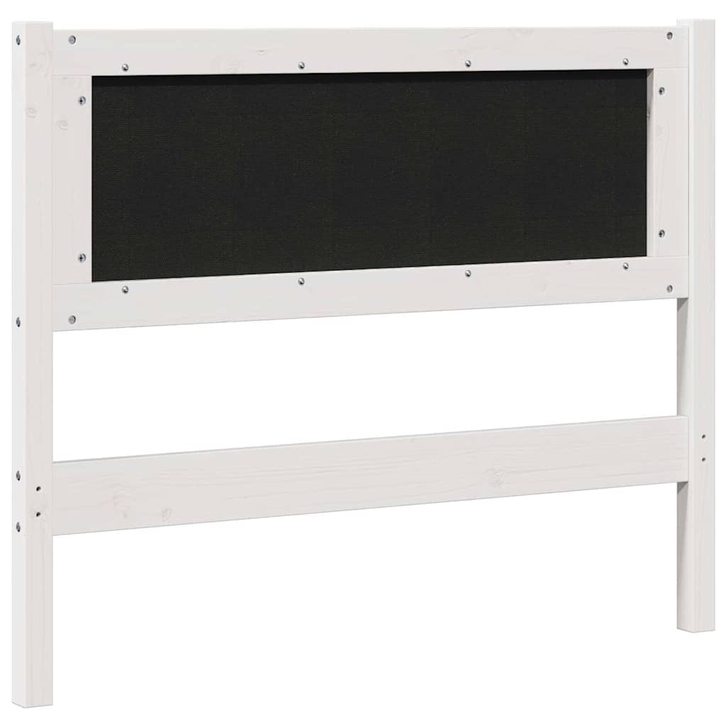 Cabecero tapizado con cabecera 100 cm Madera de pino macizo