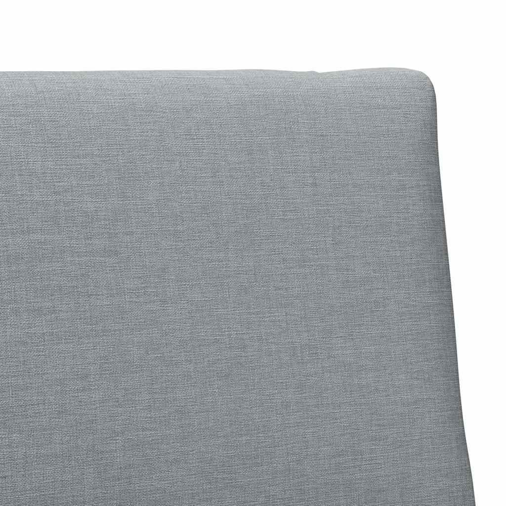 Cabecero tapizado Gris Claro 100 cm Madera de pino macizo