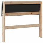 Cabecero tapizado Gris Claro 100 cm Madera de pino macizo