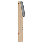 Cabecero tapizado Gris Claro 100 cm Madera de pino macizo