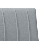 Cabecero tapizado Gris Claro 100 cm Madera de pino macizo