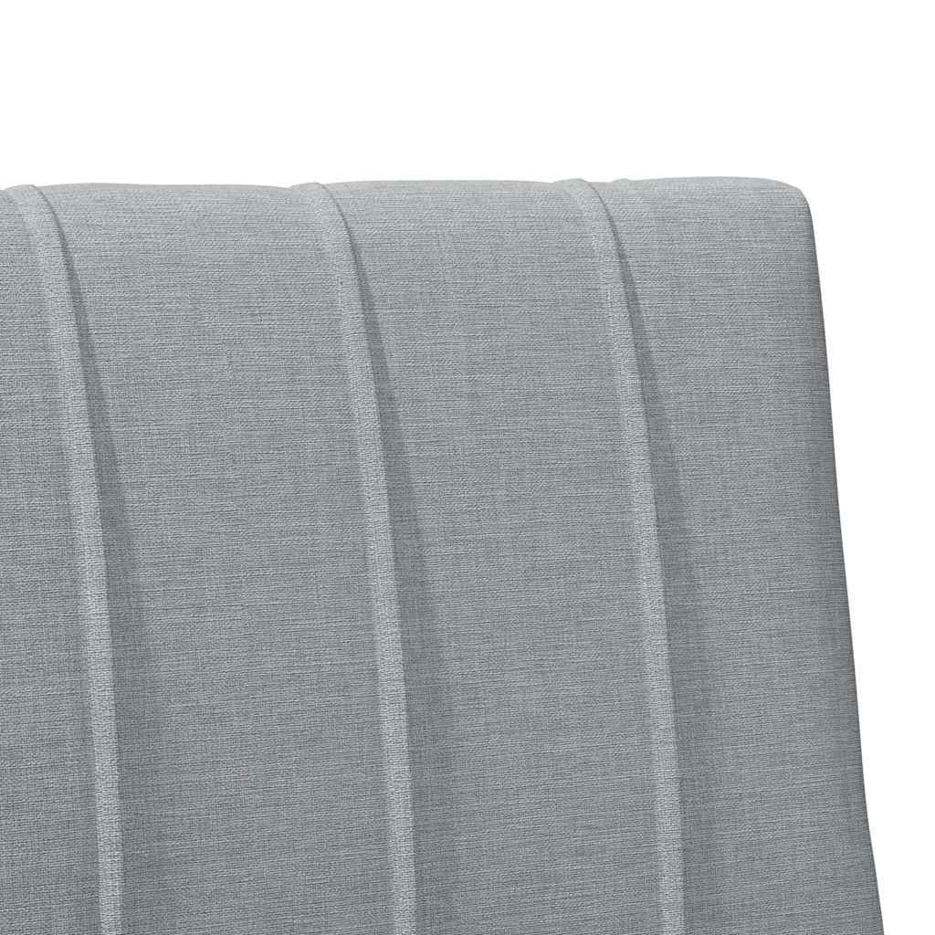 Cabecero tapizado Gris Claro 100 cm Madera de pino macizo
