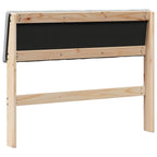 Cabecero tapizado Gris Claro 100 cm Madera de pino macizo