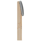 Cabecero tapizado Gris Claro 100 cm Madera de pino macizo