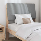 Cabecero tapizado Gris Claro 100 cm Madera de pino macizo