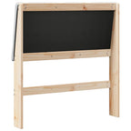 Cabecero tapizado Gris Claro 100 cm Madera de pino macizo