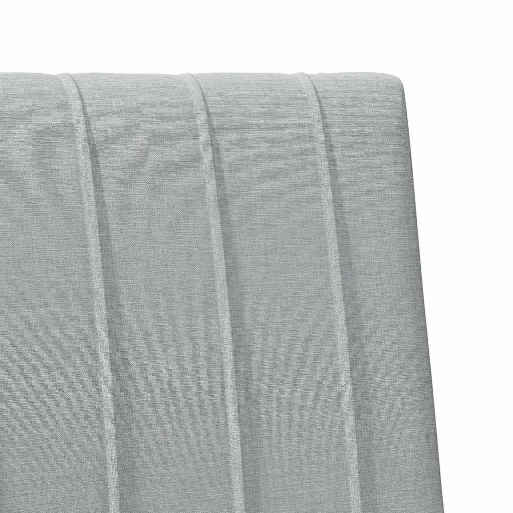 Cabecero tapizado Gris Claro 100 cm Madera de pino macizo
