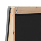 Cabecero tapizado Gris Claro 100 cm Madera de pino macizo