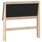 Cabecero tapizado Gris Claro 100 cm Madera de pino macizo