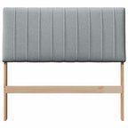 Cabecero tapizado Gris Claro 100 cm Madera de pino macizo
