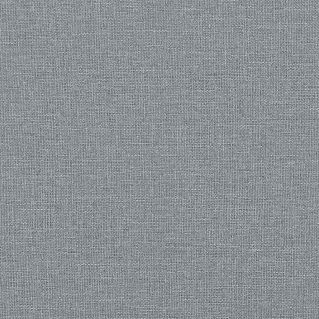 Cabecero tapizado Gris Claro 100 cm Madera de pino macizo