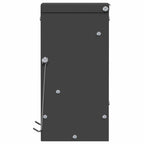Comedero para Conejos Negro 12,5 x 12,5 x 25 cm