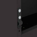 Comedero para Conejos Negro 64.5 x 25.5 x 45.5 cm
