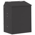 Comedero para Conejos Negro 64.5 x 25.5 x 45.5 cm
